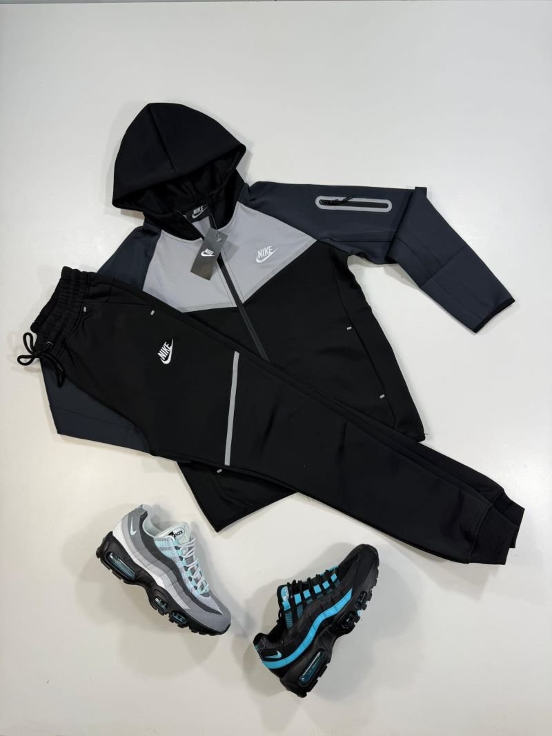 Men's Premium Athletic Tech Fleece Tracksuit and Sneaker Outfit Collection - Image 7