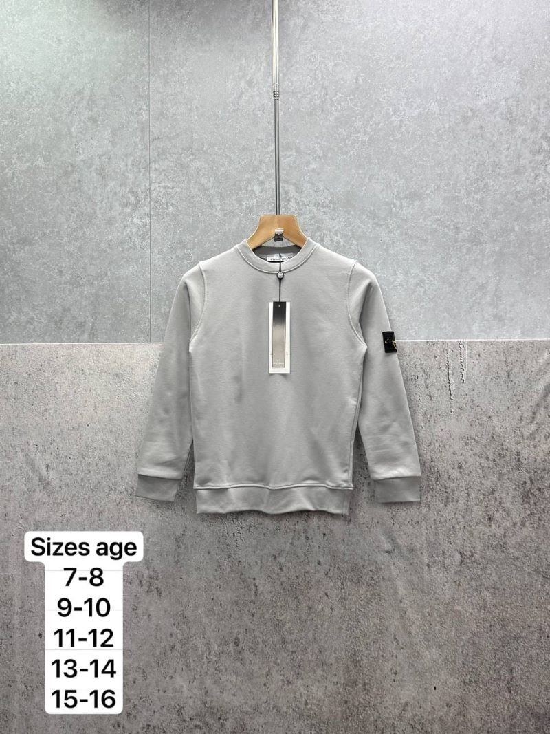 Stone Island Junior / Kid'sCompass Patch Cotton Sweatshirt Collection - Kids Designer Pullover - Image 6