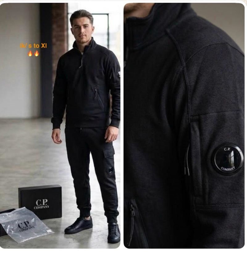 C.P. Company Men's Lens Fleece Tracksuit Collection - Image 7
