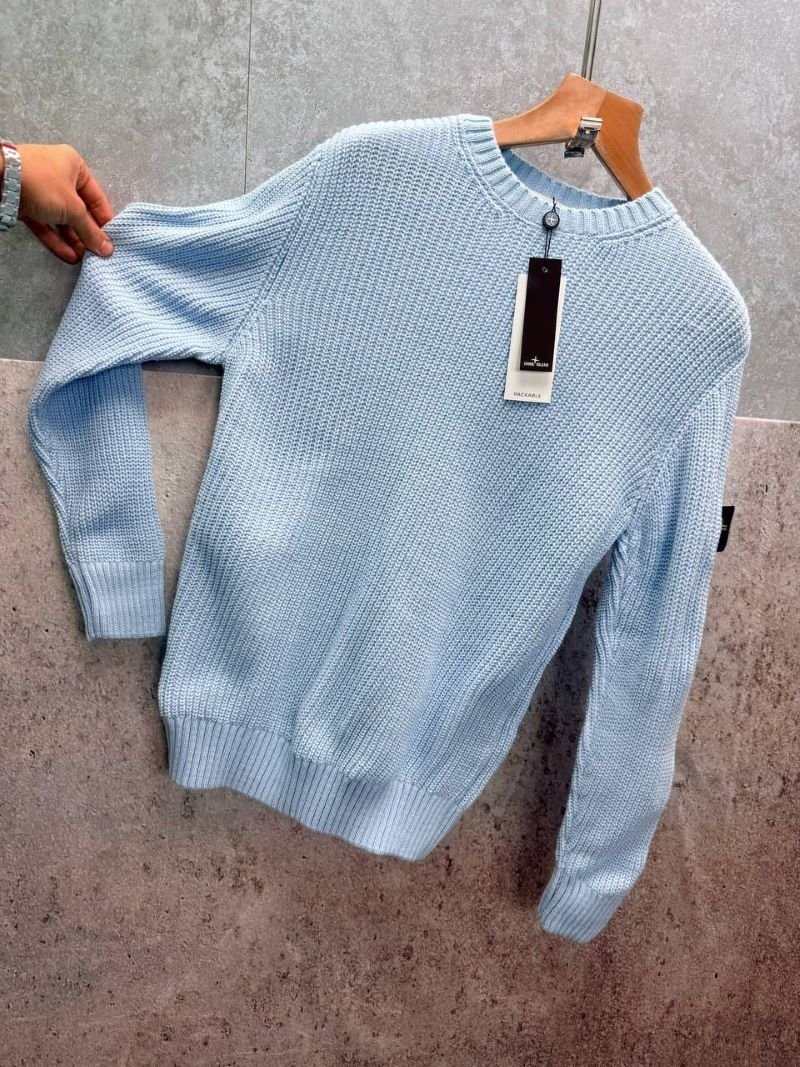 Stone Island Men's Ribbed Crewneck Knit Sweater - Image 8