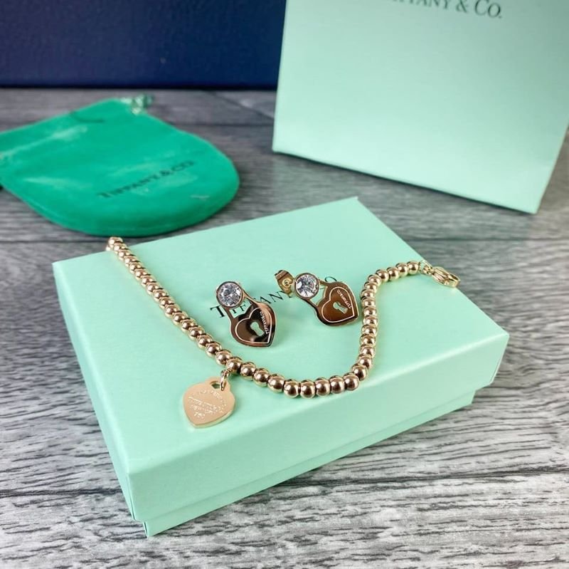 Premium Tiffany & Co. Inspired Jewelry Sets Golden / Silver - Image 8
