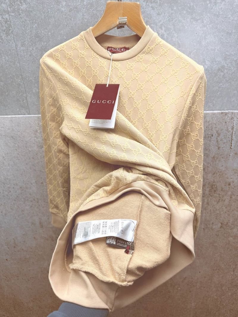 Gucci Embossed Monogram Crewneck Sweatshirt - Premium Designer Pullover - Image 8