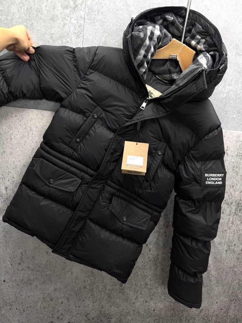 Burberry London England Check-Lined Puffer Down Jacket - Image 7