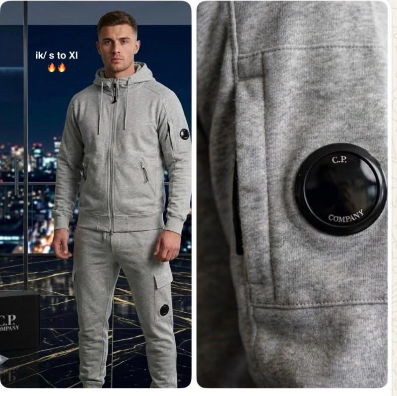 C.P. Company Men's Lens Fleece Tracksuit Collection - Image 8