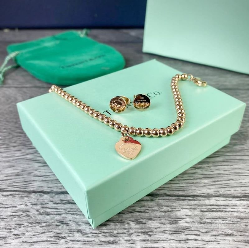 Premium Tiffany & Co. Inspired Jewelry Sets Golden / Silver - Image 9