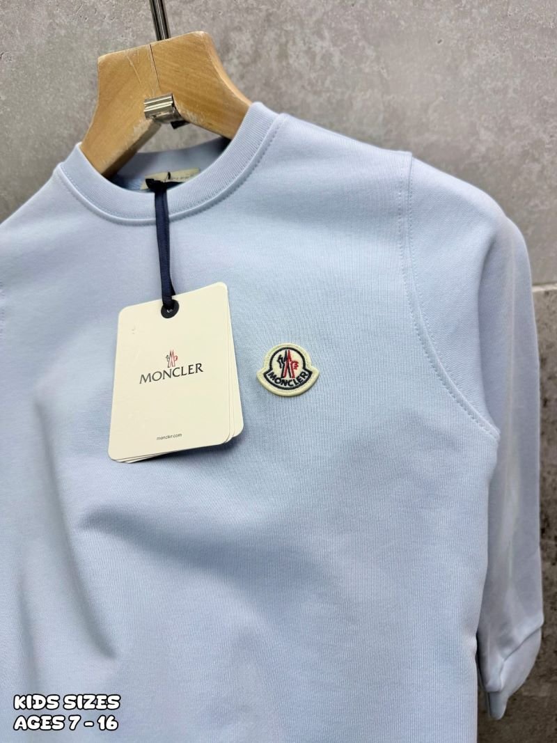 Moncler Junior Logo Patch Cotton Sweatshirt Collection - Kids Designer Pullover - Image 8