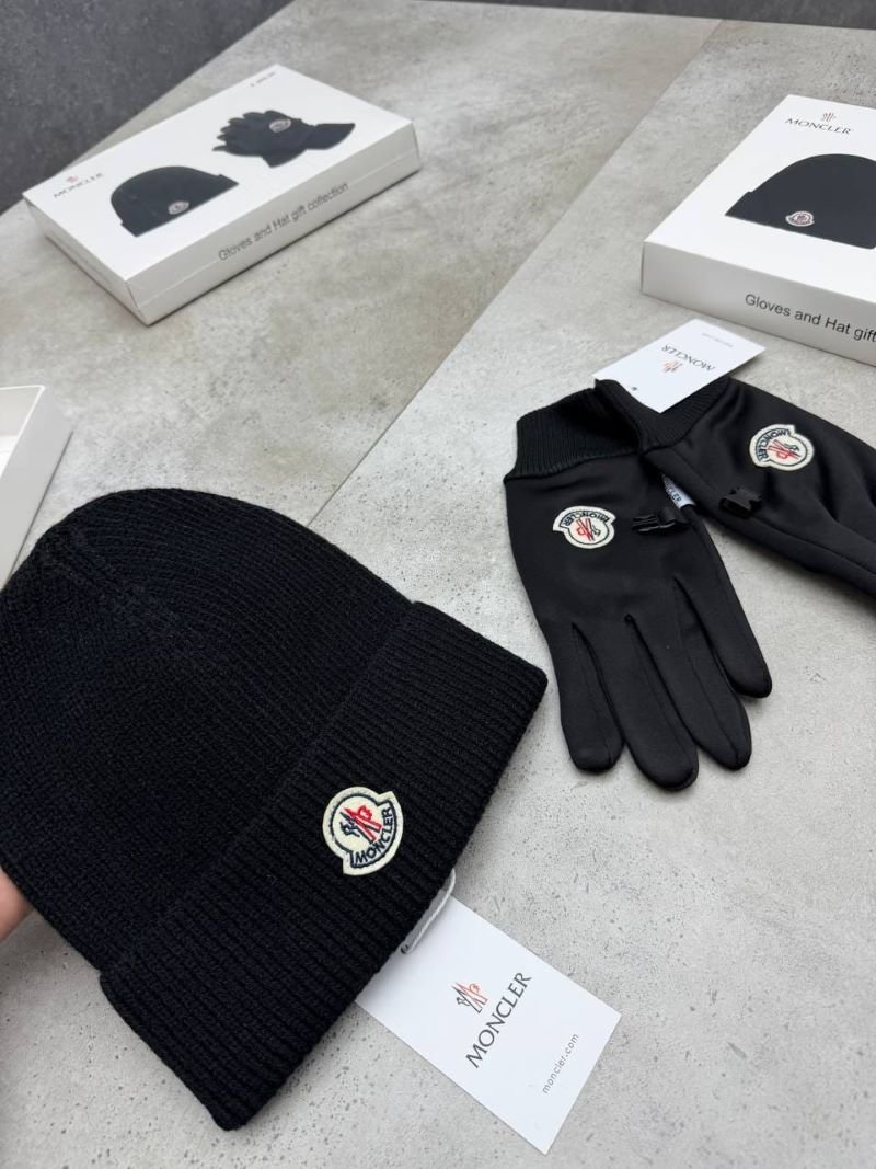 Luxury Winter Beanie and Gloves Gift Set Collection Canada Goose, Moncler & CP - Image 9