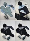 Men's Premium Athletic Tech Fleece Tracksuit and Sneaker Outfit Collection