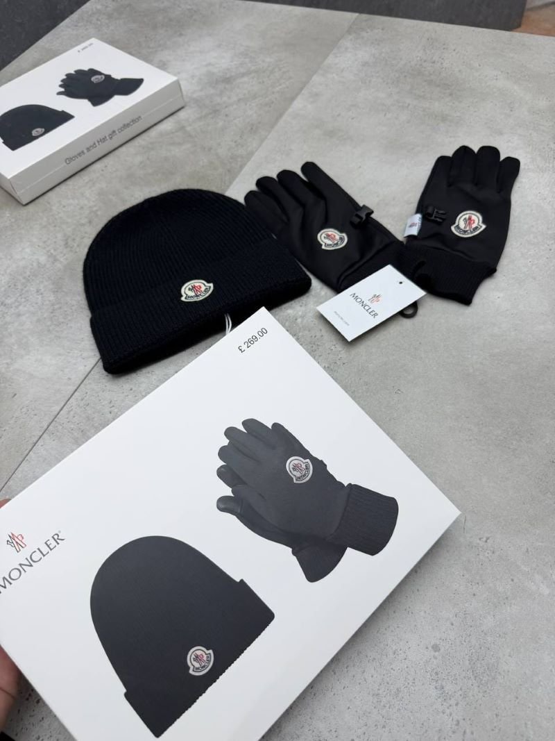 Luxury Winter Beanie and Gloves Gift Set Collection Canada Goose, Moncler & CP - Image 10