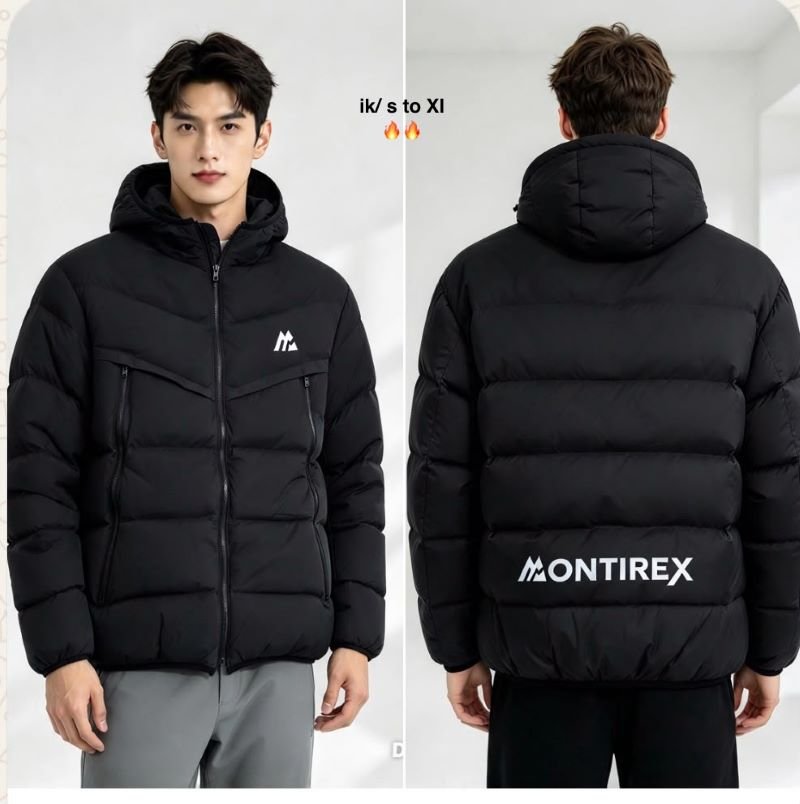 Montirex Men's Hooded Puffer Jacket Collection