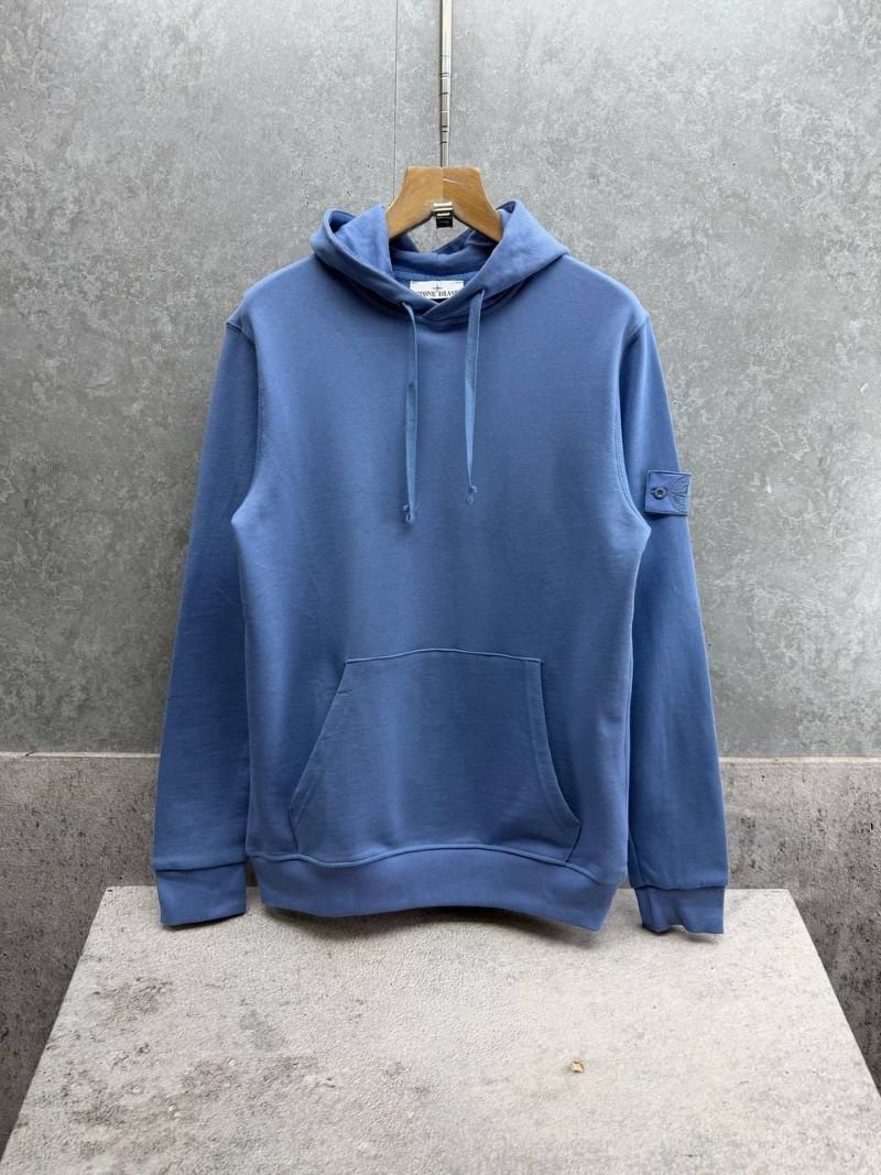 Stone Island Men's Sleeve Compass Patch Fleece Hoodie Collection - Image 2