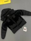 Moncler Contrast-Panel Hooded Puffer Jacket