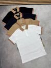 Burberry Iconic Stripe Collar Pique Polo Shirt — Luxury Men’s Classic Collection