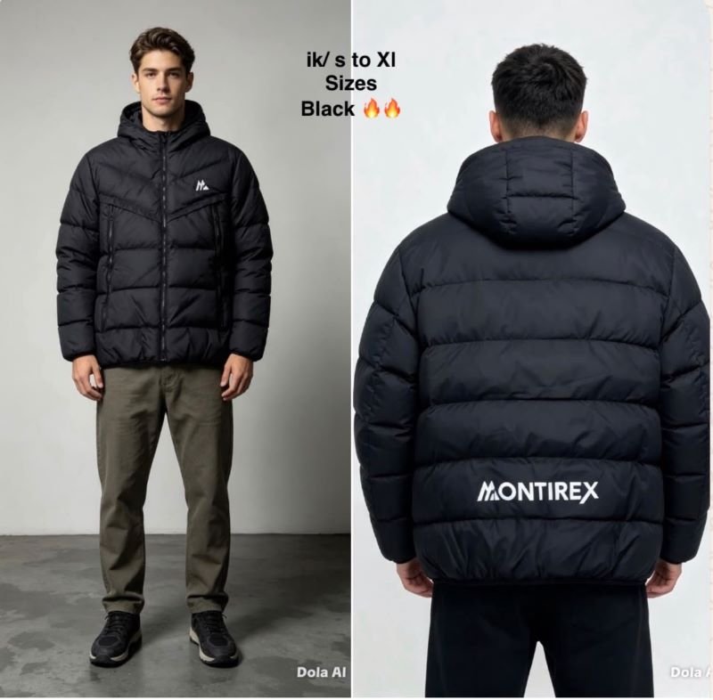Montirex Hooded Puffer Jacket Collection - Image 2