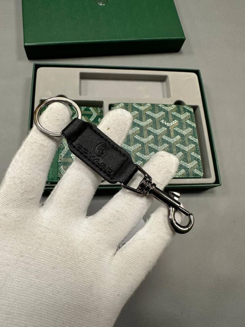Goyard Goyardine Canvas Bifold Wallet, Cardholder & Keyring 3-Piece Gift Set Collection - Image 10