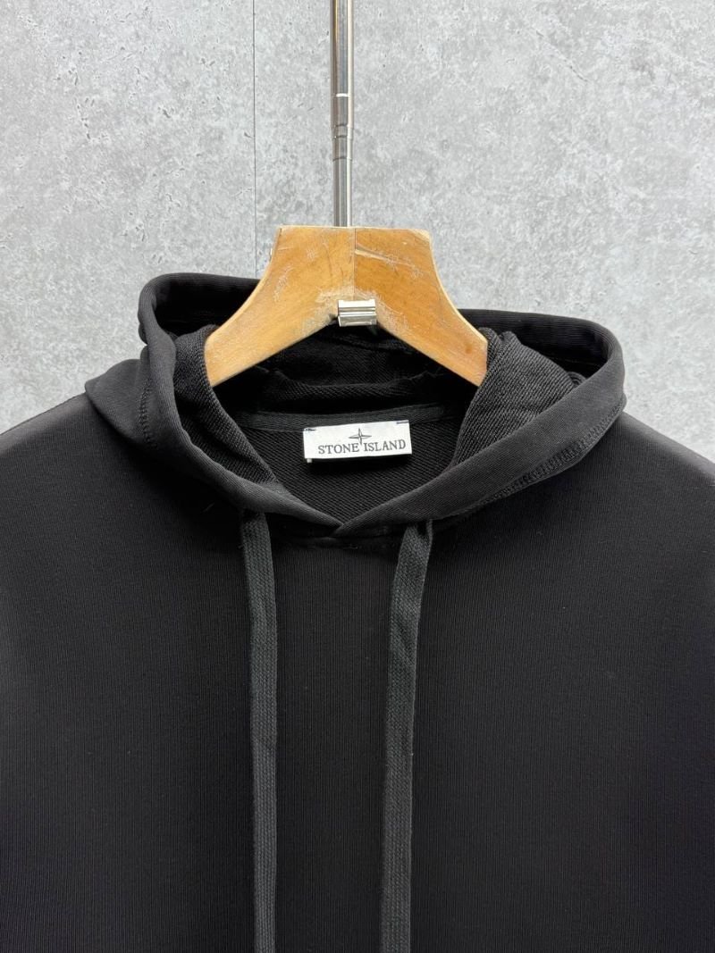Stone Island Men's Sleeve Compass Patch Fleece Hoodie Collection - Image 14