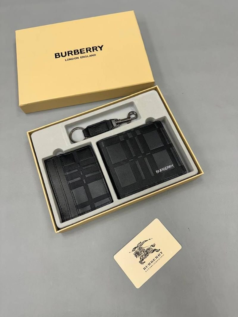 Luxury Designer Bifold Wallet, Cardholder & Keyring 3-Piece Gift Set Collection - Image 13