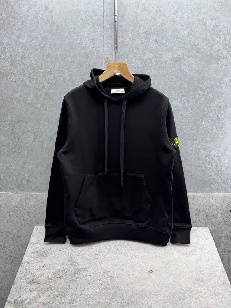 Stone Island Men's Sleeve Compass Patch Fleece Hoodie Collection - Image 15