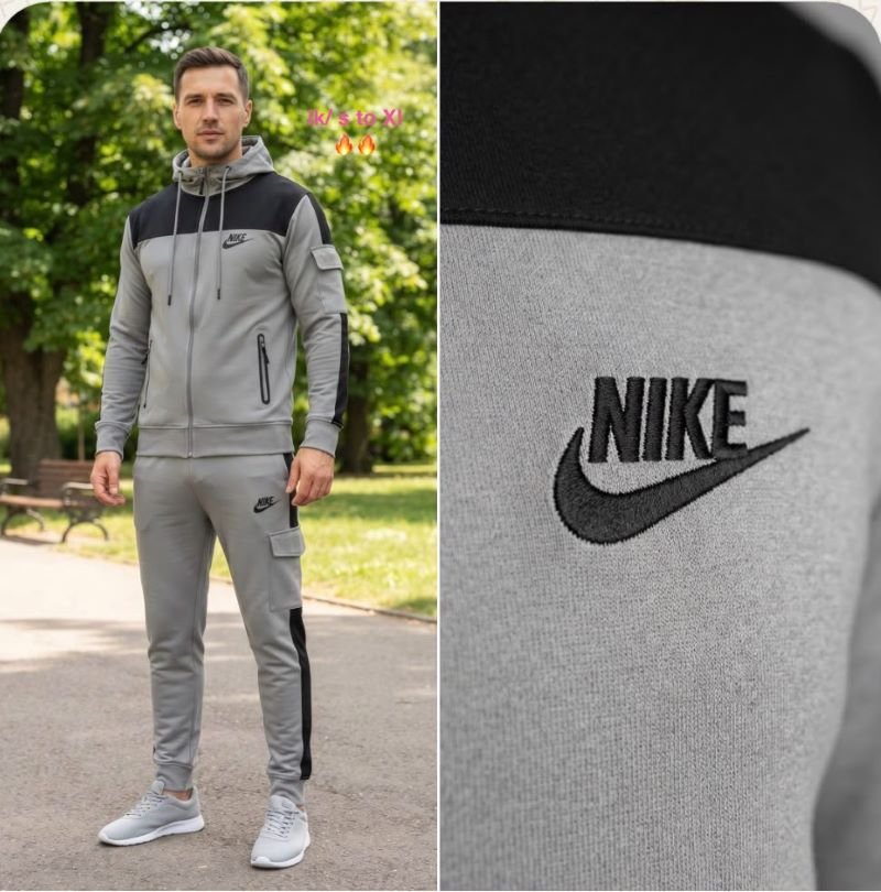 Nike Men's Utility Fleece Full-Zip Tracksuit Collection - Image 3