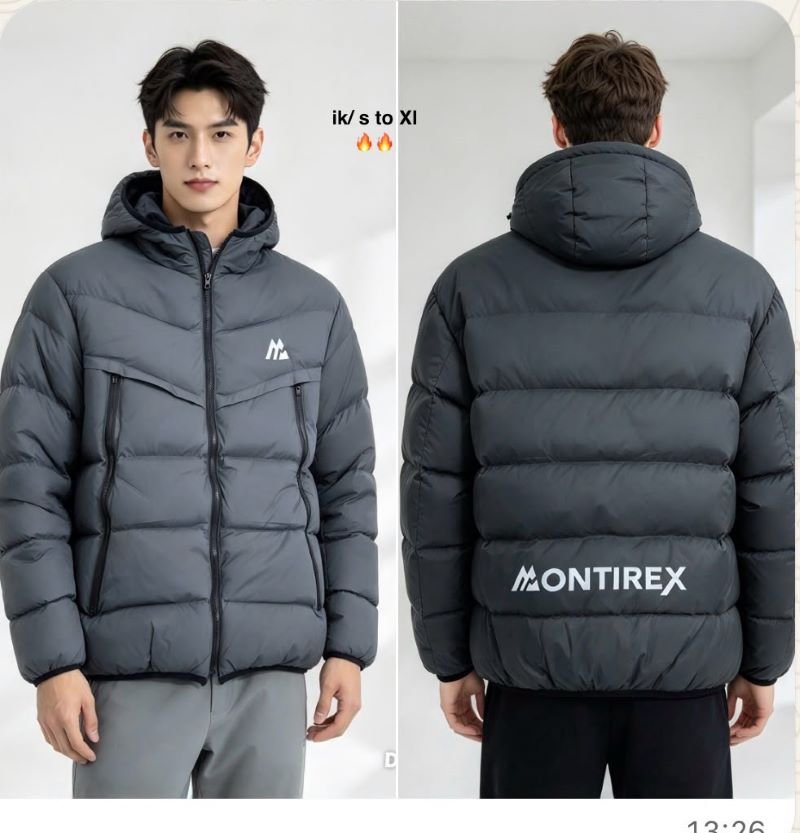 Montirex Men's Hooded Puffer Jacket Collection - Image 2