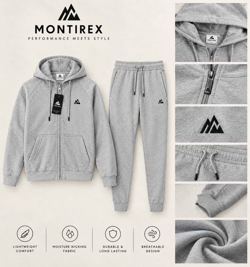 Montirex Performance Full-Zip Hooded Tracksuit Set - Image 2