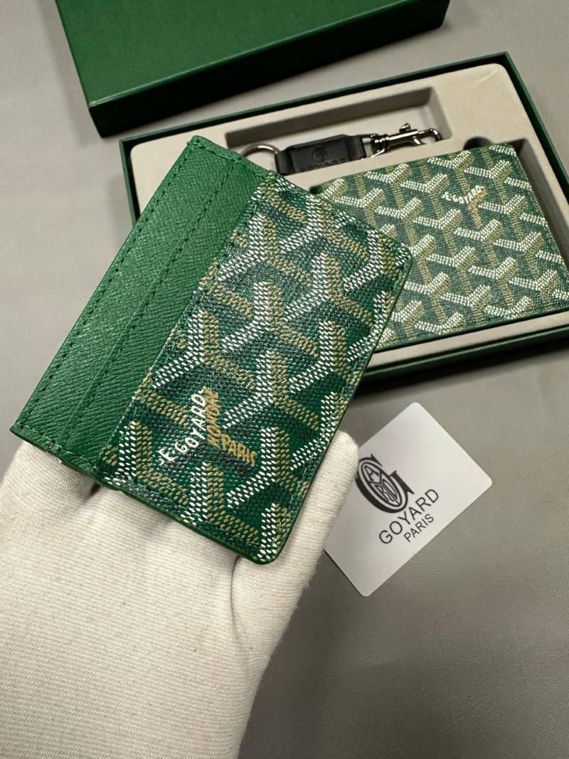 Goyard Goyardine Canvas Bifold Wallet, Cardholder & Keyring 3-Piece Gift Set Collection - Image 2