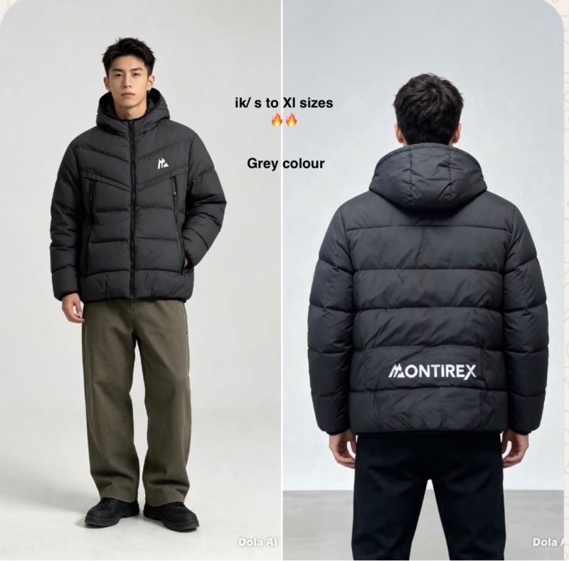Montirex Hooded Puffer Jacket Collection - Image 3
