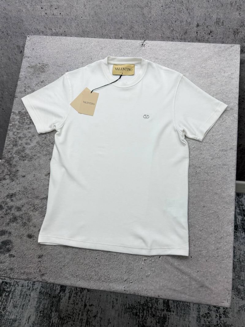 Valentino Men's Luxury Crewneck Tee with Embroidered Mini VLogo - Image 2
