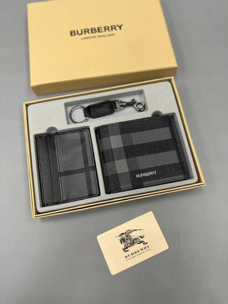 Luxury Designer Bifold Wallet, Cardholder & Keyring 3-Piece Gift Set Collection - Image 22