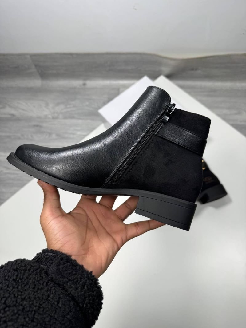 UGG Women's Leather Zip & Buckle Ankle Boots Collection - Image 3