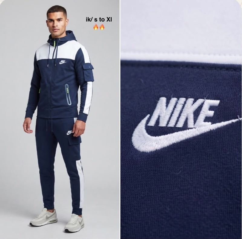 Nike Men's Utility Fleece Full-Zip Tracksuit Collection - Image 4