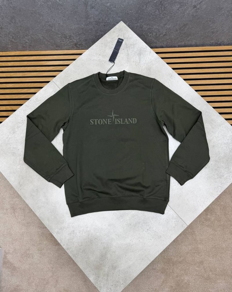 Stone Island Men's Center Logo Sweatshirt Collection - Image 3