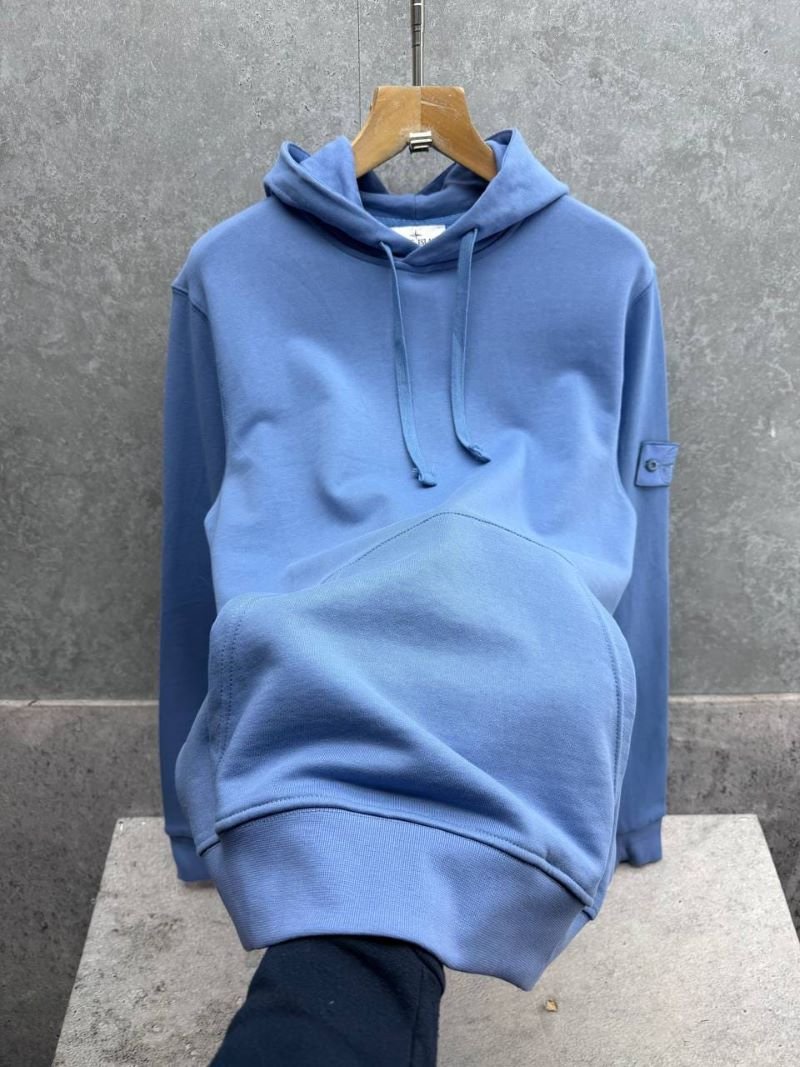 Stone Island Men's Sleeve Compass Patch Fleece Hoodie Collection - Image 4