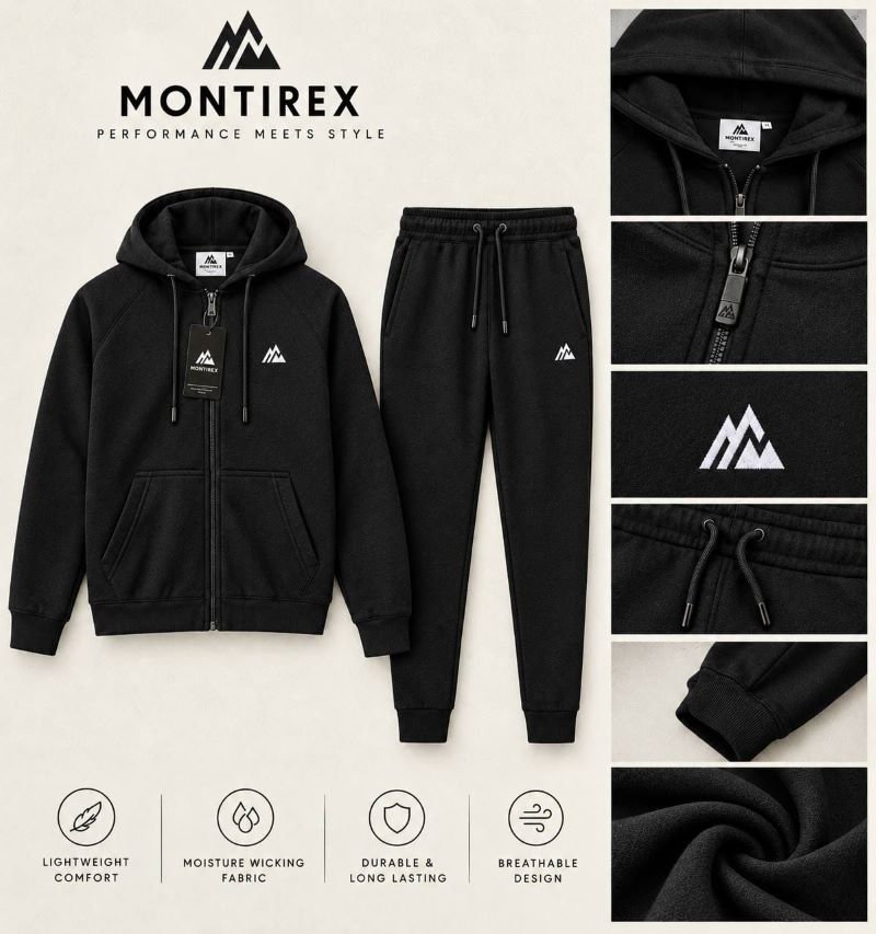 Montirex Performance Full-Zip Hooded Tracksuit Set - Image 3