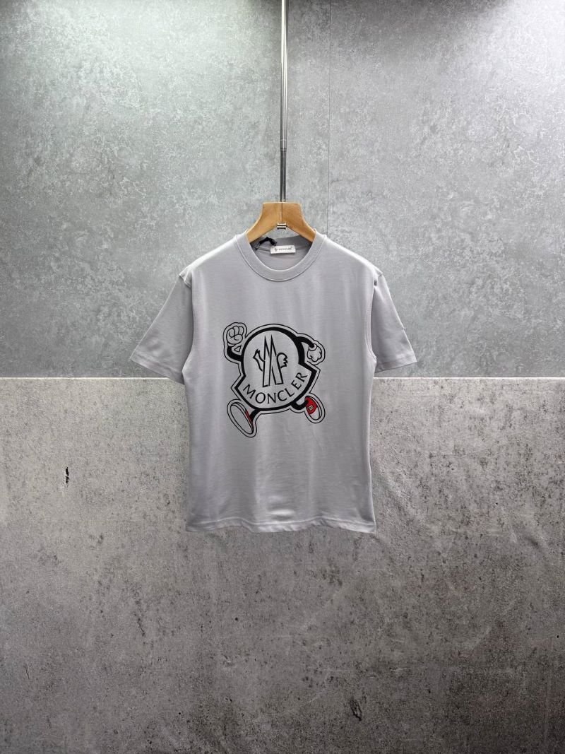 Moncler Cartoon Character Graphic Print Short Sleeve Crewneck T-Shirt - Image 2