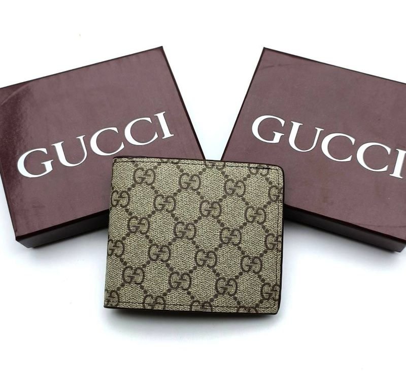 Gucci Monogram Supreme Bifold Wallet with Gift Box - Image 3