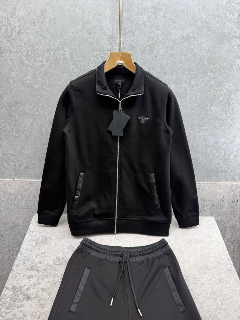 Prada Linea Rossa Men's Nylon-Blend Technical Tracksuit Set Collection - Image 8