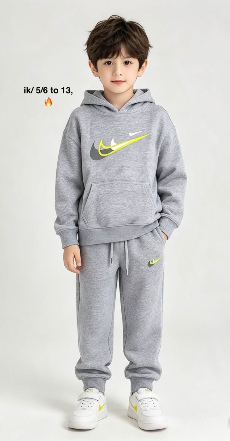 Nike Boys & Girls Pullover Hoodie and Matching Joggers Set - Image 4