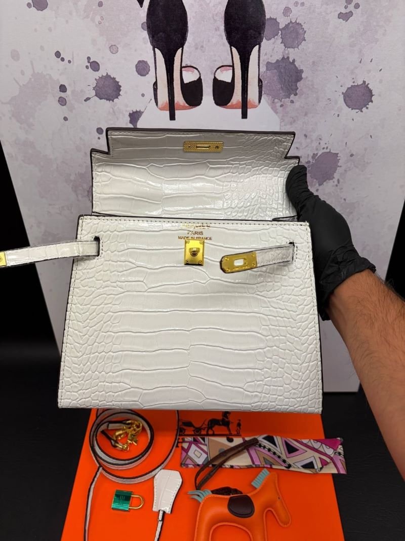 Hermès Inspired Kelly Top-Handle Crossbody Bag Gift Box Set - Image 4