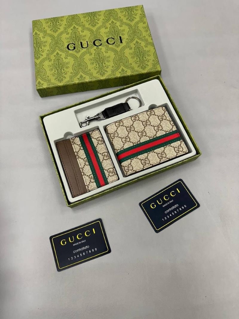 Luxury Designer Bifold Wallet, Cardholder & Keyring 3-Piece Gift Set Collection - Image 31