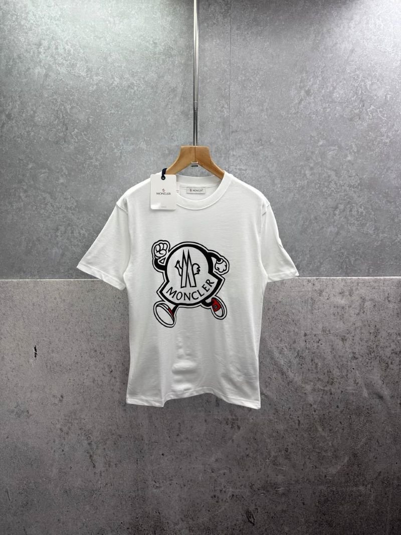 Moncler Cartoon Character Graphic Print Short Sleeve Crewneck T-Shirt - Image 3