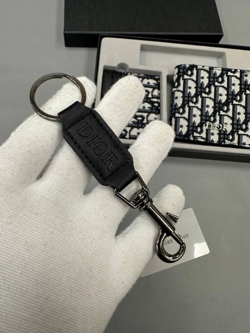 Luxury Designer Bifold Wallet, Cardholder & Keyring 3-Piece Gift Set Collection - Image 4