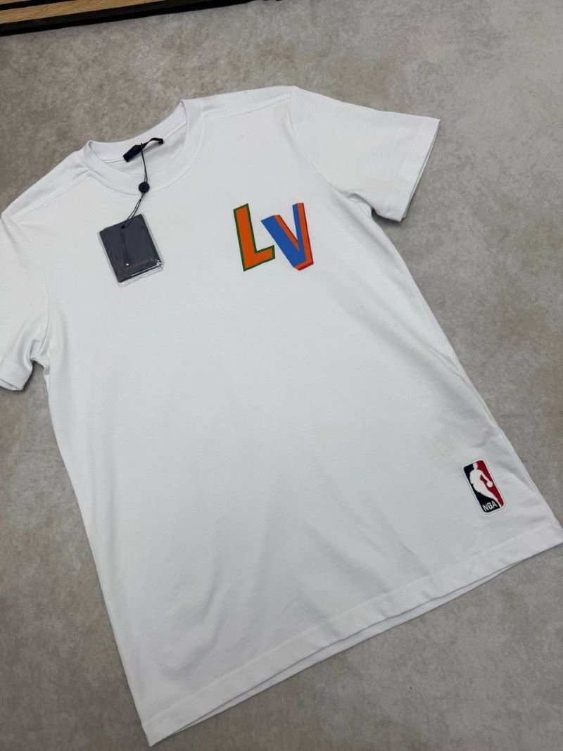 Louis Vuitton x NBA Multi-Color Letters T-Shirt Collection - Image 5