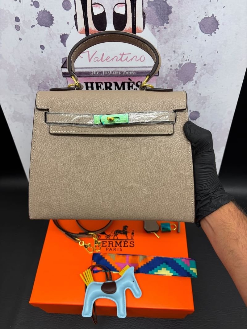 Hermès Inspired Kelly Top-Handle Crossbody Bag Gift Box Set - Image 5