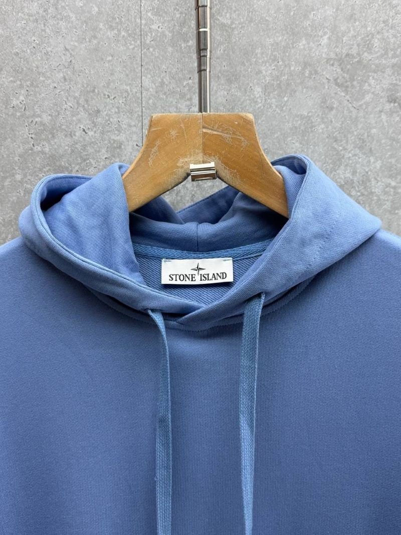 Stone Island Men's Sleeve Compass Patch Fleece Hoodie Collection - Image 6