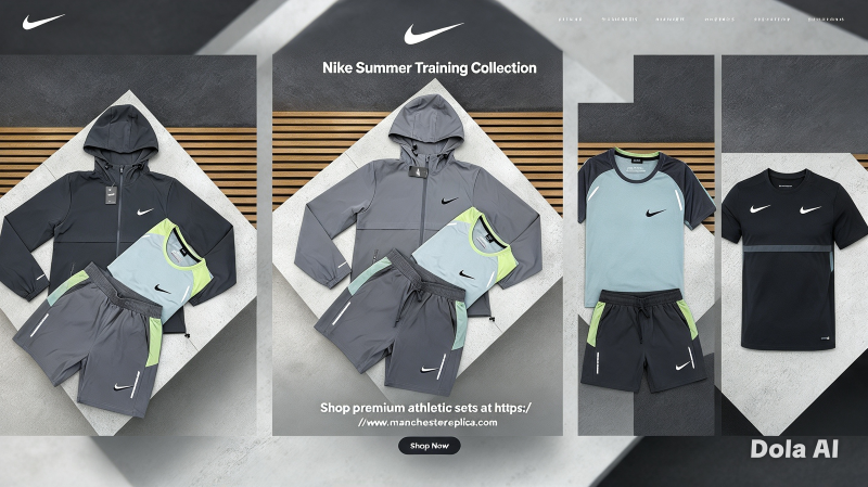 Nike Dri-FIT Windbreaker Jacket, T-Shirt & Shorts 3-Piece Athletic Training Set Collection