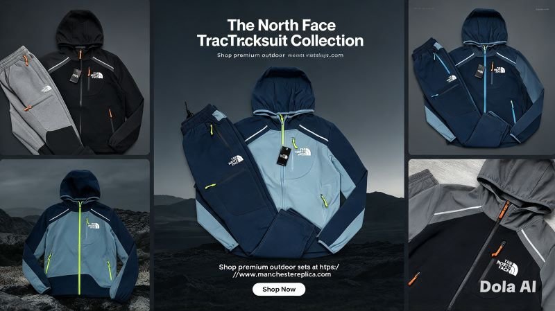 The North Face Technical Outdoor Full-Zip Hooded Tracksuit Set Collection