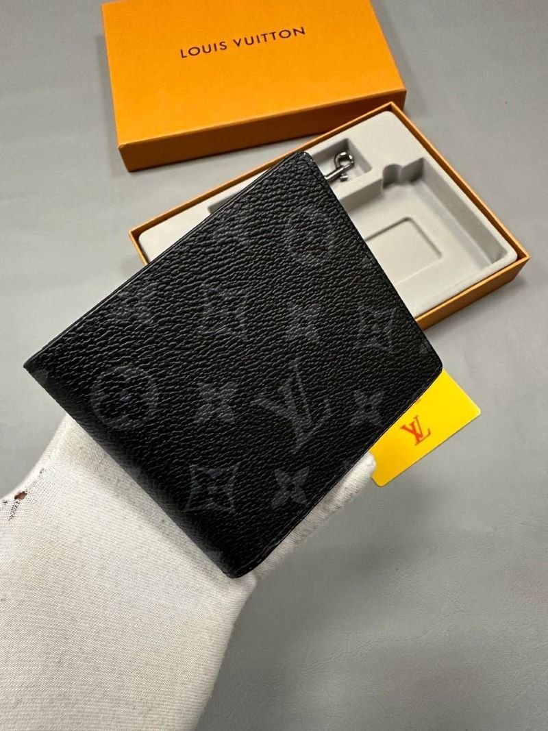 Louis Vuitton Canvas Bifold Wallet, Cardholder & Keyring 3-Piece Gift Set Collection - Image 5