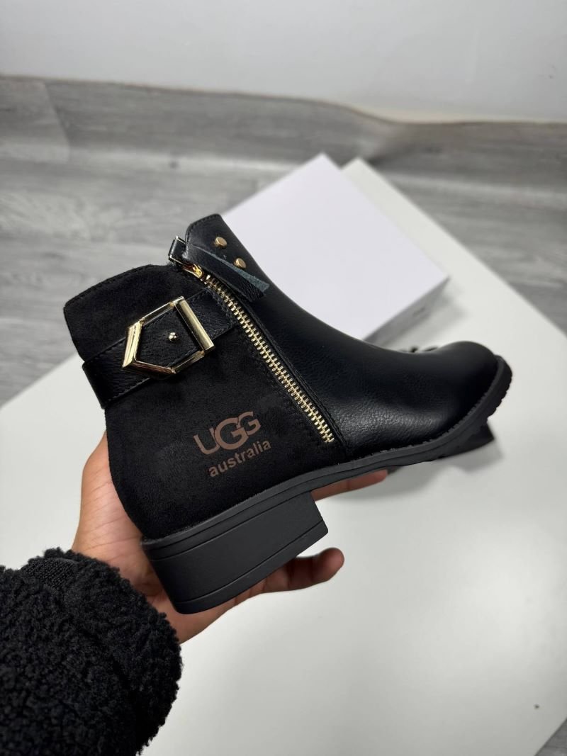 UGG Women's Leather Zip & Buckle Ankle Boots Collection - Image 5