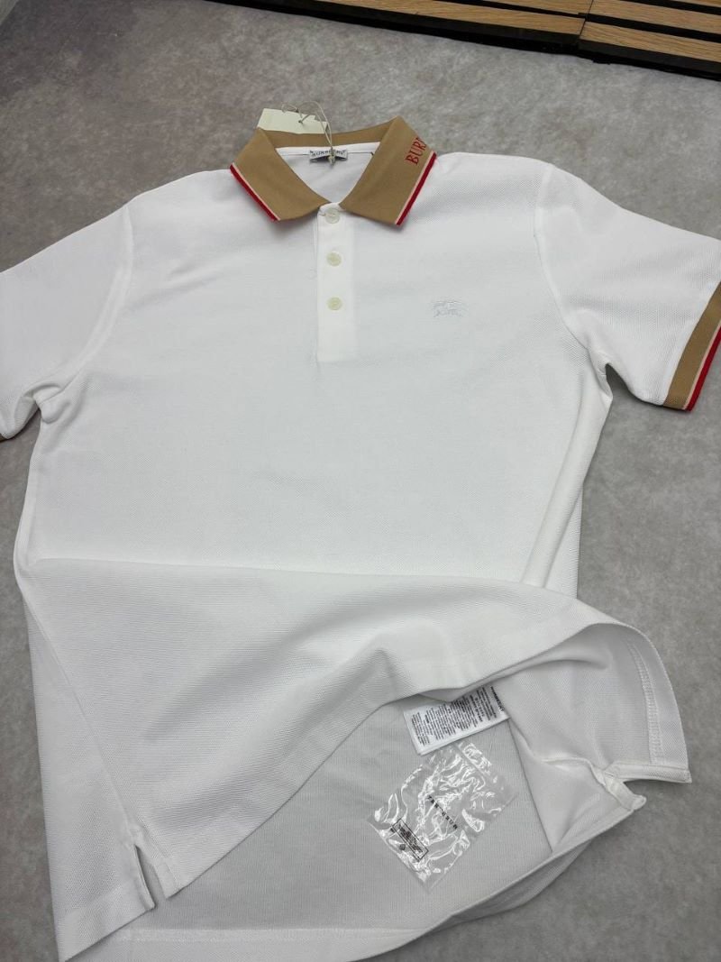 Burberry Iconic Stripe Collar Pique Polo Shirt — Luxury Men’s Classic Collection - Image 6